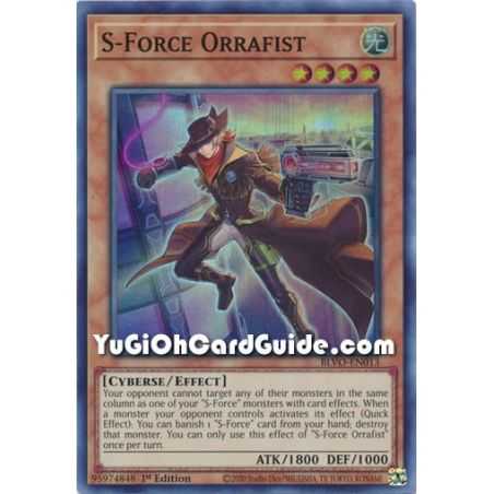 S-Force Orrafist (Super Rare) – Blazing Vortex | Carta YUGIOH en México
