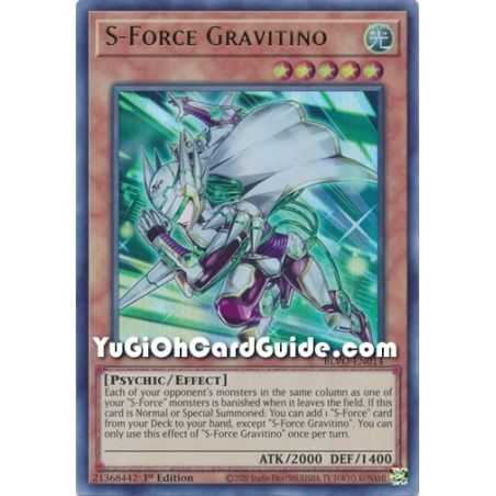 S-Force Gravitino (Ultra Rare) – Blazing Vortex | Carta YUGIOH en México