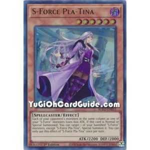 S-Force Pla-Tina (Ultra Rare) – Blazing Vortex | Carta YUGIOH en México
