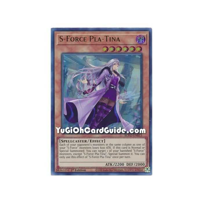 S-Force Pla-Tina (Ultra Rare) – Blazing Vortex | Carta YUGIOH en México