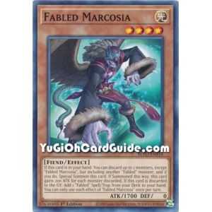 Fabled Marcosia (Common) – Blazing Vortex | Carta YUGIOH en México