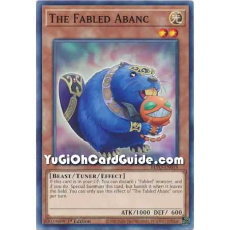 The Fabled Abanc (Common) – Blazing Vortex | Carta YUGIOH en México