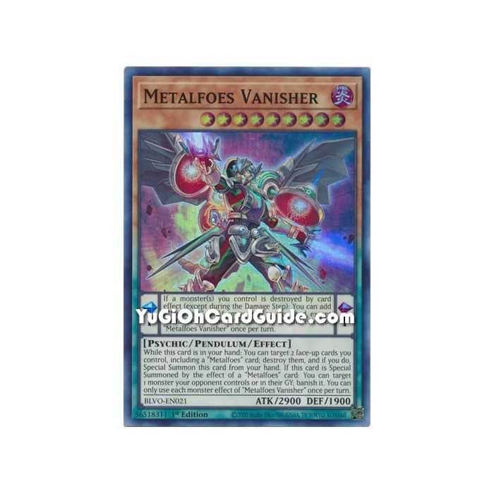 Metalfoes Vanisher (Super Rare) – Blazing Vortex | Carta YUGIOH en México