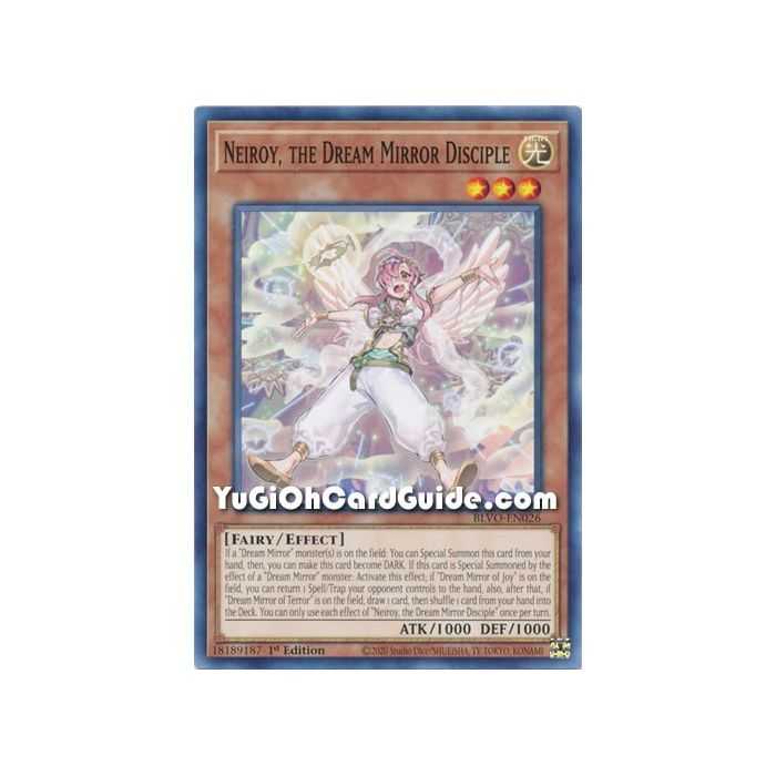 Neiroy, the Dream Mirror Disciple (Common) – Blazing Vortex | Carta YUGIOH en México