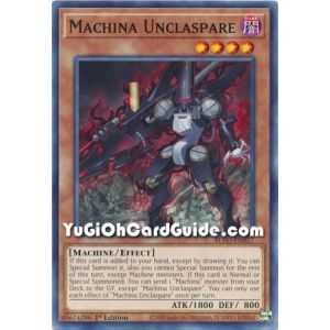 Machina Unclaspare (Common) – Blazing Vortex | Carta YUGIOH en México