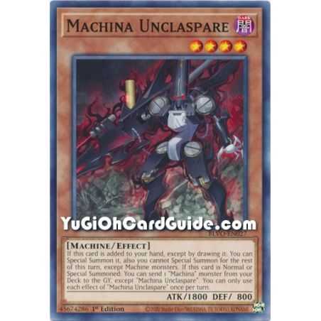 Machina Unclaspare (Common) – Blazing Vortex | Carta YUGIOH en México