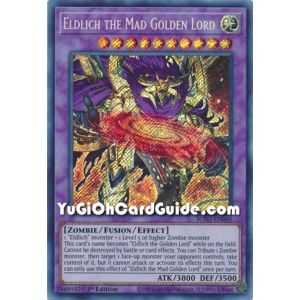 Eldlich the Mad Golden Lord (Secret Rare) – Blazing Vortex | Carta YUGIOH en México