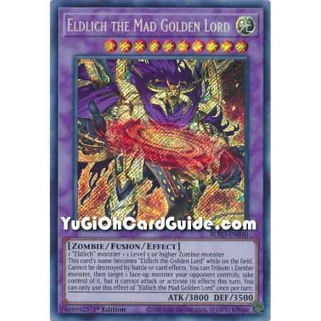 Eldlich the Mad Golden Lord (Secret Rare) – Blazing Vortex | Carta YUGIOH en México