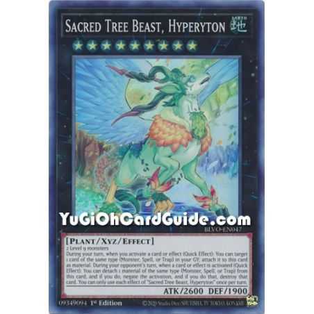 Sacred Tree Beast, Hyperyton (Super Rare) – Blazing Vortex | Carta YUGIOH en México