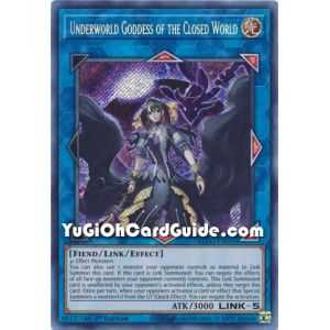 Underworld Goddess of the Closed World (Secret Rare) – Blazing Vortex | Carta YUGIOH en México