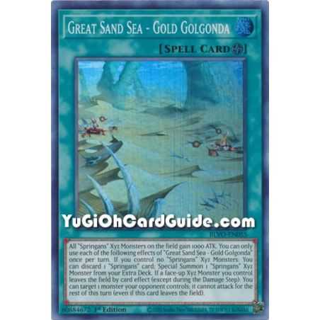 Great Sand Sea - Gold Golgonda (Super Rare) – Blazing Vortex | Carta YUGIOH en México