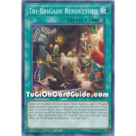 Tri-Brigade Rendezvous (Common) – Blazing Vortex | Carta YUGIOH en México