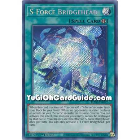 S-Force Bridgehead (Secret Rare) – Blazing Vortex | Carta YUGIOH en México