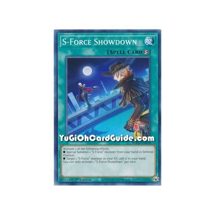 S-Force Showdown (Common) – Blazing Vortex | Carta YUGIOH en México