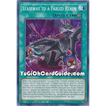 Stairway to a Fabled Realm (Common) – Blazing Vortex | Carta YUGIOH en México