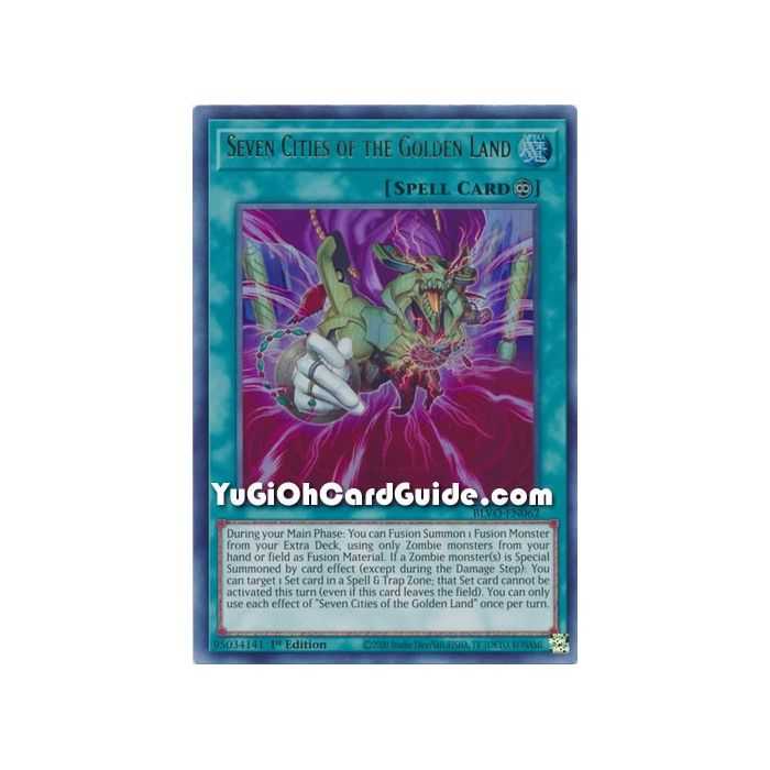 Seven Cities of the Golden Land (Ultra Rare) – Blazing Vortex | Carta YUGIOH en México