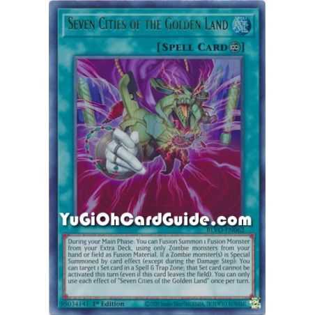 Seven Cities of the Golden Land (Ultra Rare) – Blazing Vortex | Carta YUGIOH en México