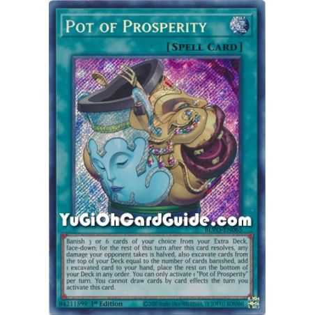 Pot of Prosperity (Secret Rare) – Blazing Vortex | Carta YUGIOH en México