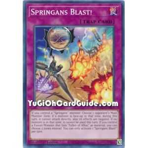 Springans Blast! (Common) – Blazing Vortex | Carta YUGIOH en México