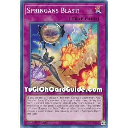 Springans Blast! (Common) – Blazing Vortex | Carta YUGIOH en México