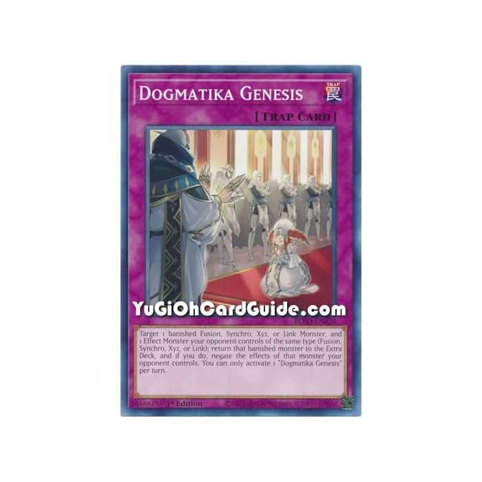 Dogmatika Genesis (Common) – Blazing Vortex | Carta YUGIOH en México