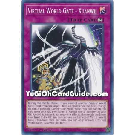Virtual World Gate - Xuanwu (Common) – Blazing Vortex | Carta YUGIOH en México