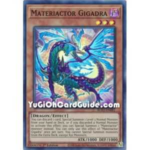 Materiactor Gigadra (Super Rare) – Blazing Vortex | Carta YUGIOH en México