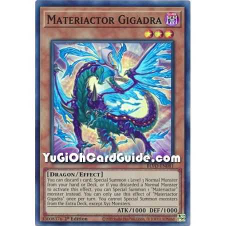 Materiactor Gigadra (Super Rare) – Blazing Vortex | Carta YUGIOH en México