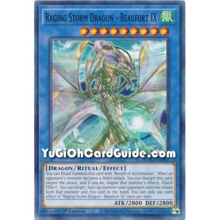 Raging Storm Dragon - Beaufort IX (Common) – Blazing Vortex | Carta YUGIOH en México