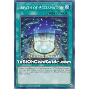 Breath of Acclamation (Common) – Blazing Vortex | Carta YUGIOH en México
