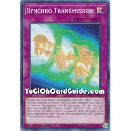 Synchro Transmission (Common) – Blazing Vortex | Carta YUGIOH en México