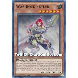 War Rock Skyler (Common) – Blazing Vortex | Carta YUGIOH en México