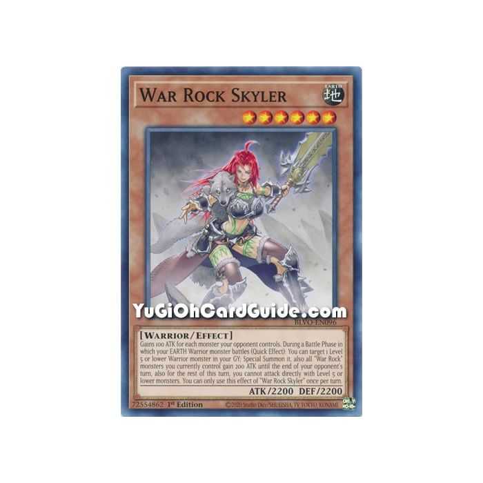 War Rock Skyler (Common) – Blazing Vortex | Carta YUGIOH en México