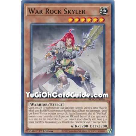 War Rock Skyler (Common) – Blazing Vortex | Carta YUGIOH en México