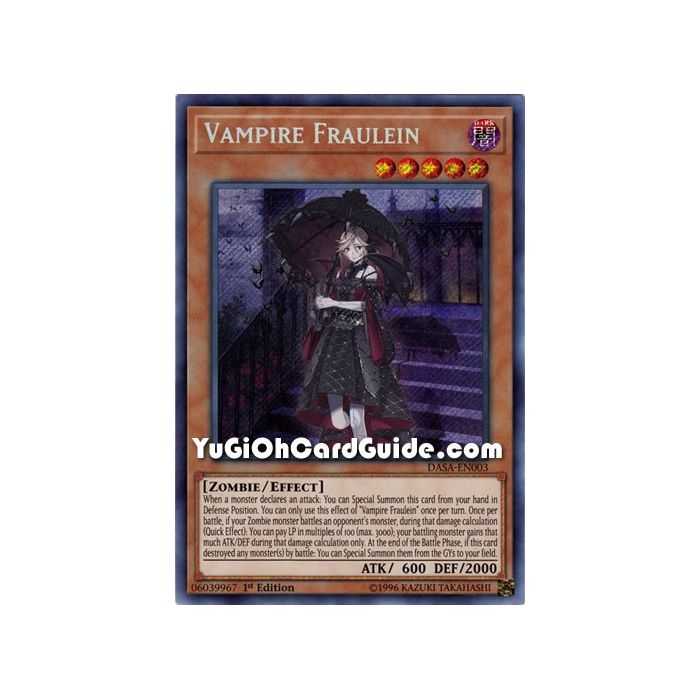 Vampire Fraulein (Secret Rare) – Dark Saviors | Carta YUGIOH en México