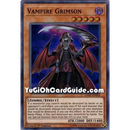 Vampire Grimson (Super Rare) – Dark Saviors | Carta YUGIOH en México