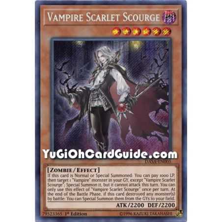 Vampire Scarlet Scourge (Secret Rare) – Dark Saviors | Carta YUGIOH en México