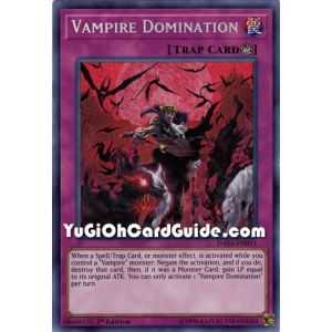 Vampire Domination (Secret Rare) – Dark Saviors | Carta YUGIOH en México