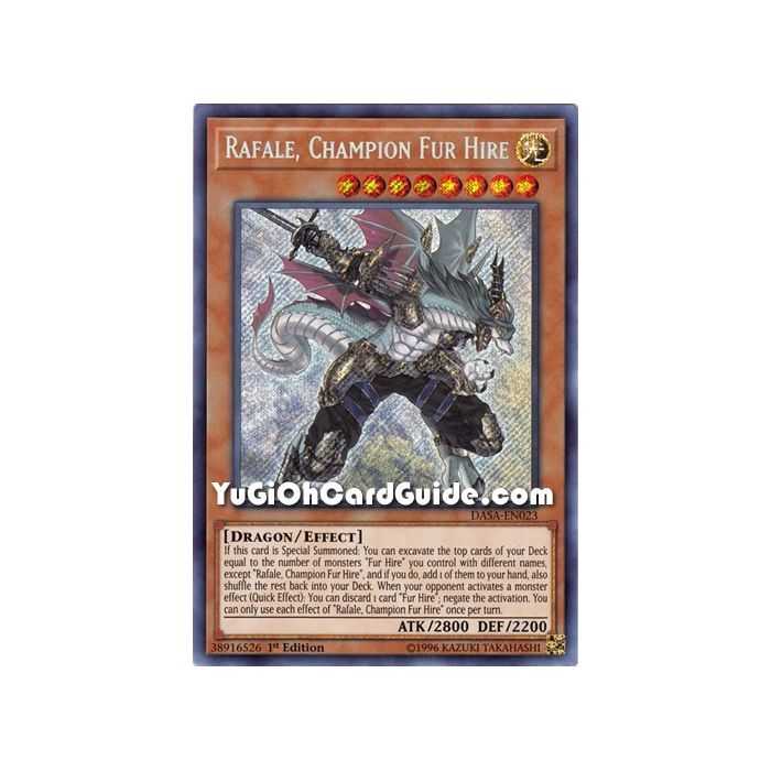 Rafale, Champion Fur Hire (Secret Rare) – Dark Saviors | Carta YUGIOH en México