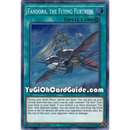 Fandora, the Flying Furtress (Super Rare) – Dark Saviors | Carta YUGIOH en México