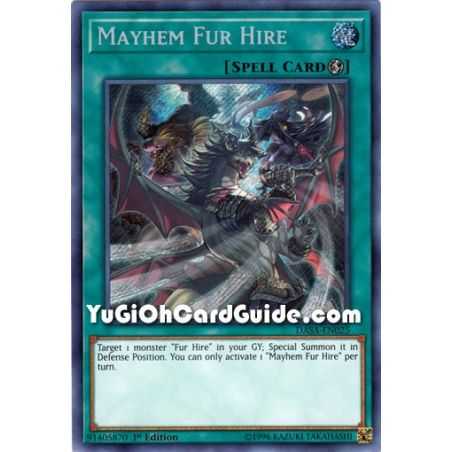 Mayhem Fur Hire (Secret Rare) – Dark Saviors | Carta YUGIOH en México