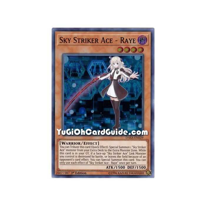 Sky Striker Ace - Raye (Super Rare) – Dark Saviors | Carta YUGIOH en México