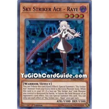 Sky Striker Ace - Raye (Super Rare) – Dark Saviors | Carta YUGIOH en México
