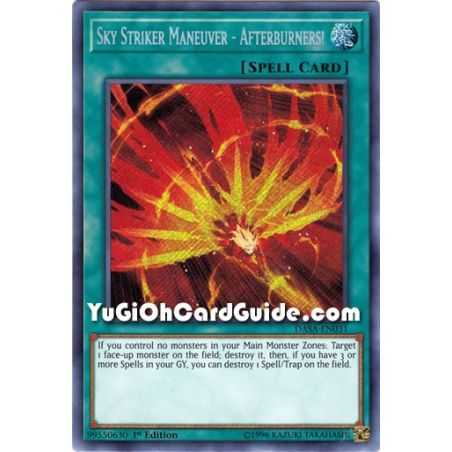 Sky Striker Maneuver - Afterburners! (Secret Rare) – Dark Saviors | Carta YUGIOH en México