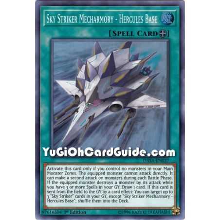 Sky Striker Mecharmory - Hercules Base (Super Rare) – Dark Saviors | Carta YUGIOH en México