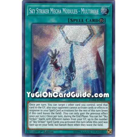 Sky Striker Mecha Modules - Multirole (Secret Rare) – Dark Saviors | Carta YUGIOH en México