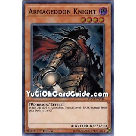 Armageddon Knight (Super Rare) – Dark Saviors | Carta YUGIOH en México