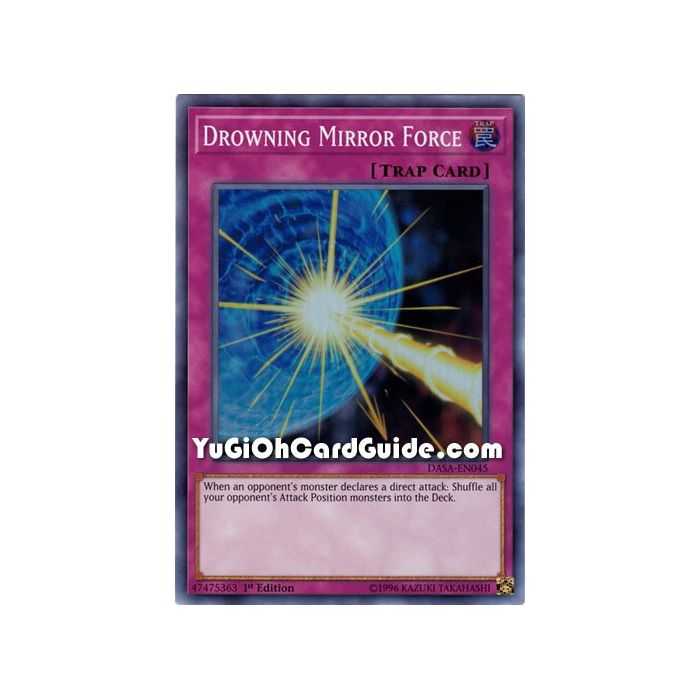 Drowning Mirror Force (Super Rare) – Dark Saviors | Carta YUGIOH en México