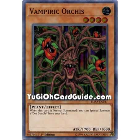 Vampiric Orchis (Super Rare) – Dark Saviors | Carta YUGIOH en México