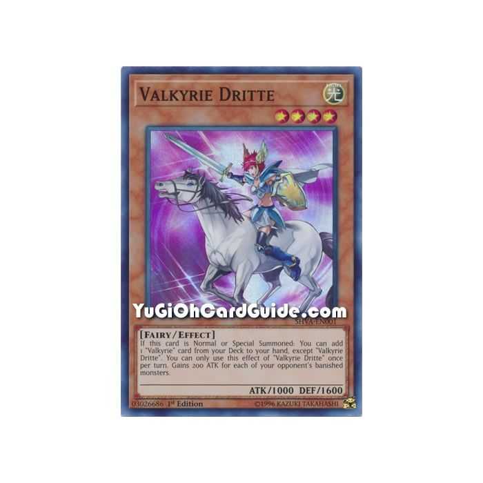 Valkyrie Dritte (Super Rare) – Shadows In Valhalla | Carta YUGIOH en México
